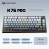 Spot K75pro Three-Mode for RGB Backlit Magnetic Axis Customized Third Mock Examination Hot Plug Wireless Gaming Keyboard