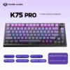 Spot K75pro Three-Mode for RGB Backlit Magnetic Axis Customized Third Mock Examination Hot Plug Wireless Gaming Keyboard