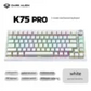 Spot K75pro Three-Mode for RGB Backlit Magnetic Axis Customized Third Mock Examination Hot Plug Wireless Gaming Keyboard