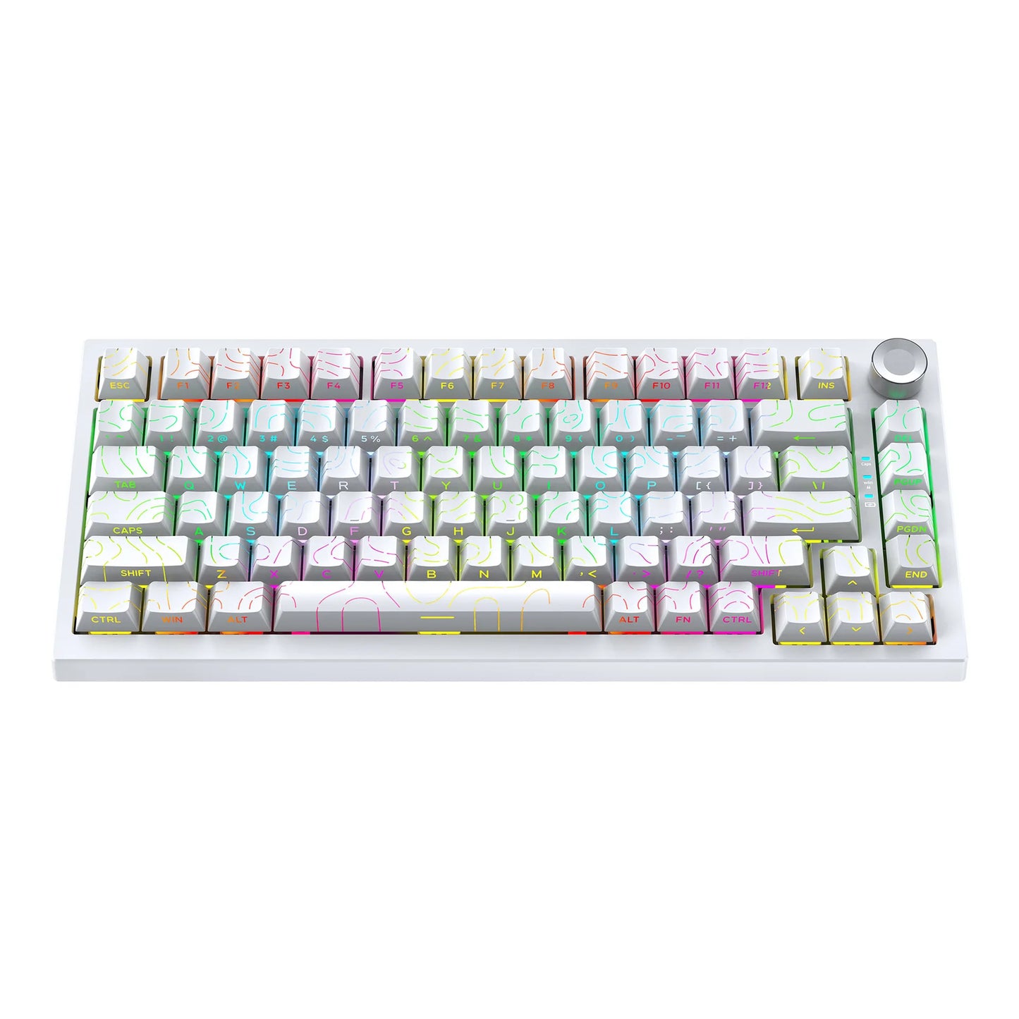 Spot K75pro Three-Mode for RGB Backlit Magnetic Axis Customized Third Mock Examination Hot Plug Wireless Gaming Keyboard