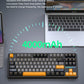 Attack Shark X87 Wireless Mechanical Keyboard BT Three Mode Game Customized Side Carved Game Keyboard