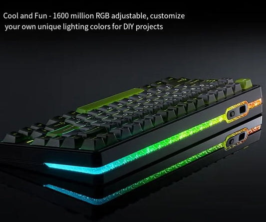 VGN Neon Pro Magnetic Switch Keyboard 8K Polling Rate RGB Lighting Maxed Out, Multi-Mode Connectivity for All Scenarios