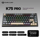Spot K75pro Three-Mode for RGB Backlit Magnetic Axis Customized Third Mock Examination Hot Plug Wireless Gaming Keyboard