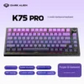 Spot K75pro Three-Mode for RGB Backlit Magnetic Axis Customized Third Mock Examination Hot Plug Wireless Gaming Keyboard
