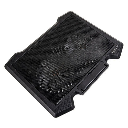 13 14 15.6 17 inch Laptop Cooling Pad LED Light USB Powered Notebook Cooling Fan Heat Dissipation Quiet Laptop Stand Base