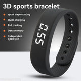 Smart Bracelet LED Digital Waterproof Smart Clock Smartband With running pedometer Monitor Smart Band Vibration Alarm Reminder