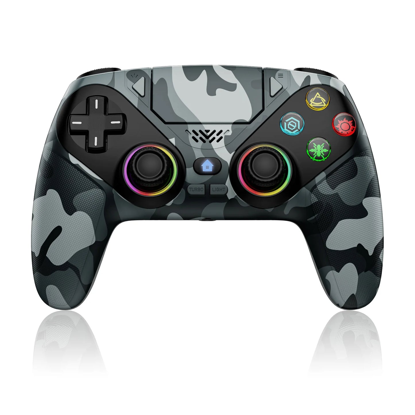 Gamepad For Playstation 5 Wireless Controller PS5/PC Console Gaming With Turbo Dual Sense Vibrate Programming RGB