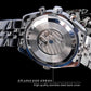 High-End Men's Watches Are a Stylish and Functionally Practical Mechanical Timepiece Made of Stainless Steel, Featuring a Hollow Design and a Large Dial. Its Attractive Appearance Makes It Suitable for Everyday Gifts, and It