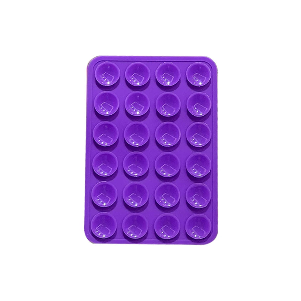 Candy Color Suction Cup Silicone Phone Backed sticker Suction Pad phone holder Backed Adhesive Rubber Sucker Pad For Fixed Pad