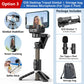 360 Rotation Following Shooting Mode Gimbal Stabilizer Selfie Stick Tripod Gimbal For iPhone Phone Smartphone Live Photography