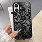 For iPhone 17 16 15 14 13 12 11 Pro Max Case Exquisite Lace Pattern Silicone Cover For iPhone Air 16E 16 Plus XS X XR Soft Funda