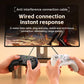 1000Hz Wired Gaming Controller for PS4 Carbon Film Joystick No Drift Gamepad With Dual Vibration TURBO for PC/NS/NS2/Android