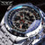 High-End Men's Watches Are a Stylish and Functionally Practical Mechanical Timepiece Made of Stainless Steel, Featuring a Hollow Design and a Large Dial. Its Attractive Appearance Makes It Suitable for Everyday Gifts, and It