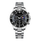 X-GEAR Fashion Mens Watches for Men Sport Waterproof Stainless Steel Quartz Watch Luxury Man Business Luminous Clock