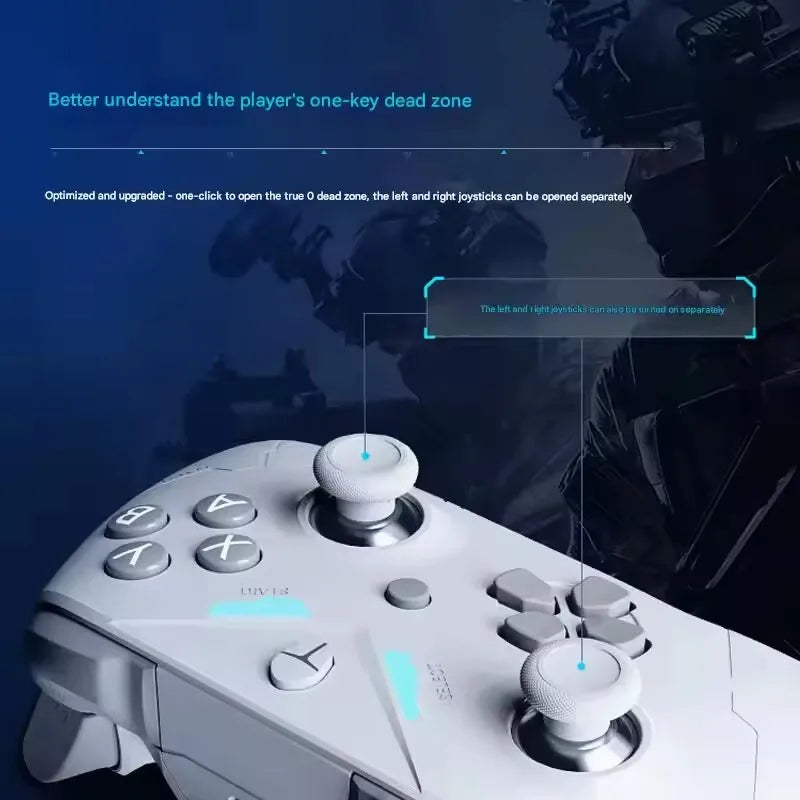 G30S Gaming Controller Hall Effect Trigger Gamepd 1000Hz TMR Magnetic Joystick Cross-Platform for PC/PS/Switch/Xbox/Android ios
