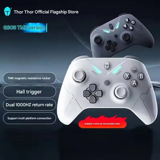 G30S Gaming Controller Hall Effect Trigger Gamepd 1000Hz TMR Magnetic Joystick Cross-Platform for PC/PS/Switch/Xbox/Android ios