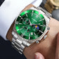 X-GEAR Fashion Mens Watches for Men Sport Waterproof Stainless Steel Quartz Watch Luxury Man Business Luminous Clock