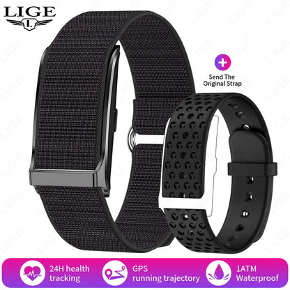 Smart Health Wristband, Wearable Activity Fitness Tracker Multi-Sport Mode All-Day Automatic Continuous Monitoring Health Data