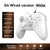Wired PC Game Controller, USB Wired Gaming Joystick with Dual Vibration, Plug and Play, Compatible with Laptop, Steam, PS3, NS