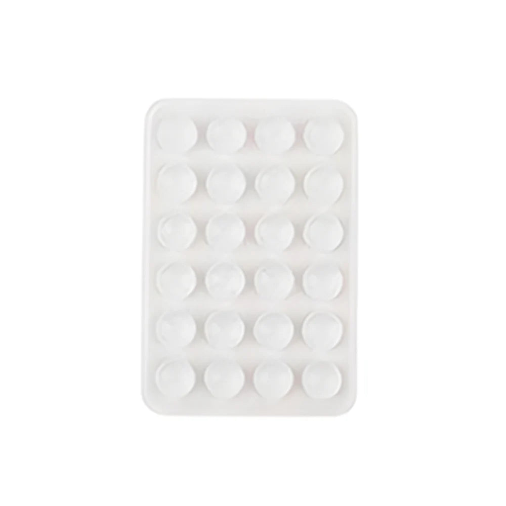 Candy Color Suction Cup Silicone Phone Backed sticker Suction Pad phone holder Backed Adhesive Rubber Sucker Pad For Fixed Pad