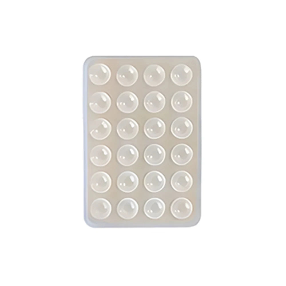 Candy Color Suction Cup Silicone Phone Backed sticker Suction Pad phone holder Backed Adhesive Rubber Sucker Pad For Fixed Pad