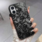 For iPhone 17 16 15 14 13 12 11 Pro Max Case Exquisite Lace Pattern Silicone Cover For iPhone Air 16E 16 Plus XS X XR Soft Funda
